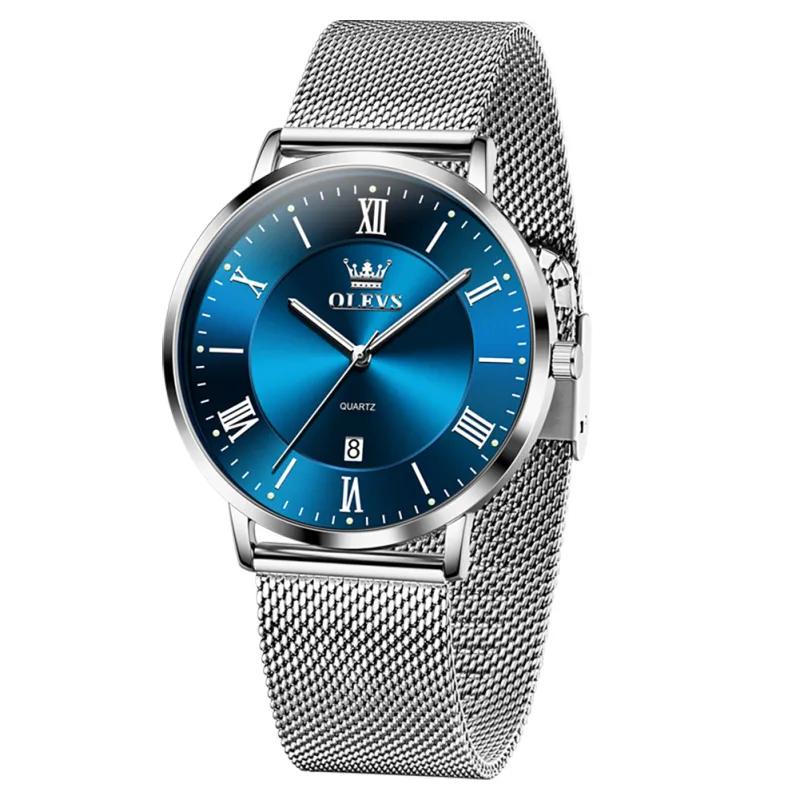 OLEVS OP-5623 Plata Azul