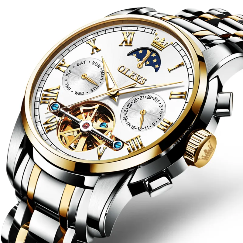 OLEVS OP-6617 Blanco Dorado