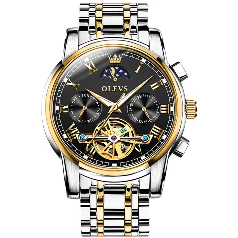 Reloj relacionado OLEVS OP-6617 Oro Negro
