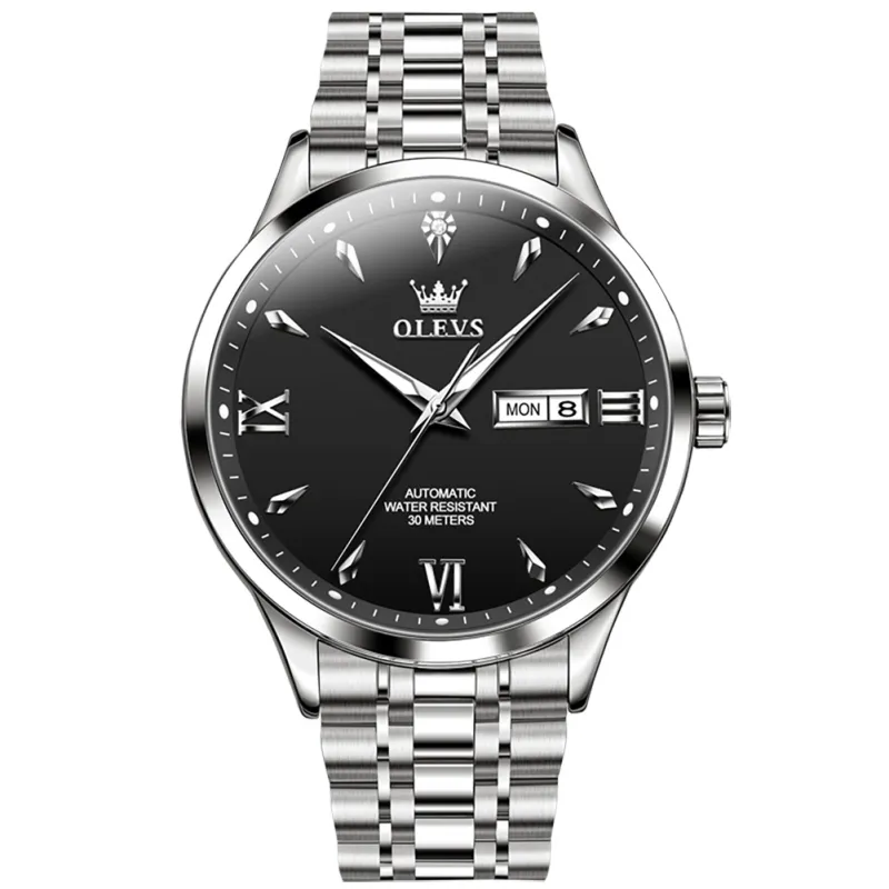 Reloj relacionado OLEVS OP-9956 Negro Plata