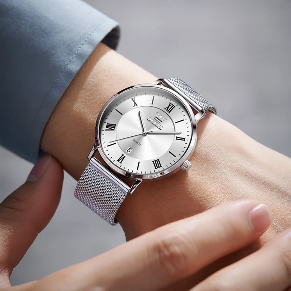 OLEVS OP-5623 Blanco Plateado