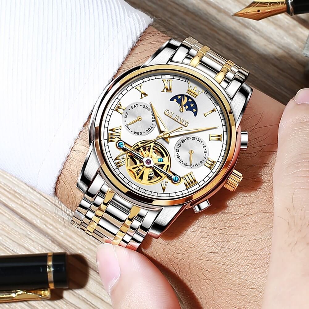 OLEVS OP-6617 Blanco Dorado