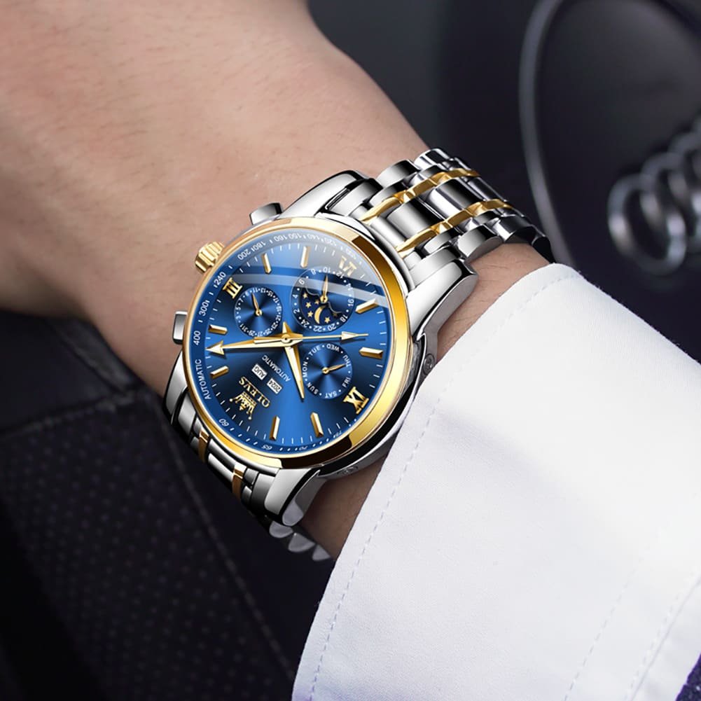 OLEVS OP-6633 Azul Dorado