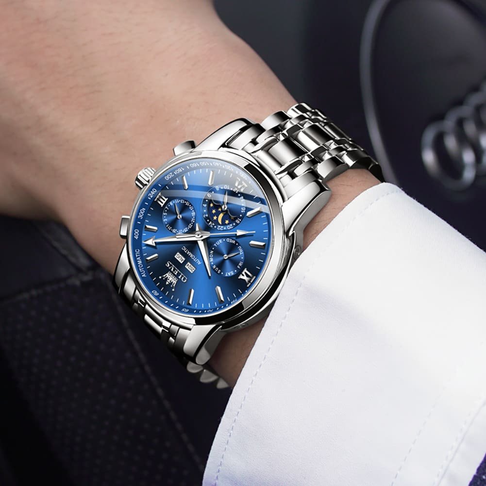 OLEVS OP-6633 Azul Plata