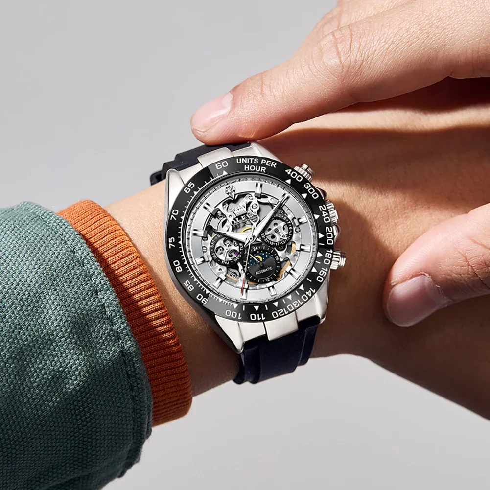 OLEVS OP-6713 Blanco Plateado